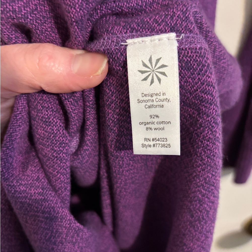 EUC Athleta Sochi Cowl Neck Sweater Vest | Purple (raspberry) | Size Medium - Picture 3 of 14